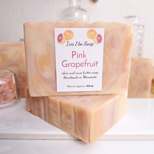 Pink Grapefruit Handmade Soap